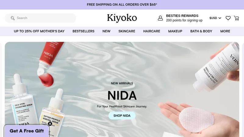 Kiyoko: Visual Branding + Store Redesign