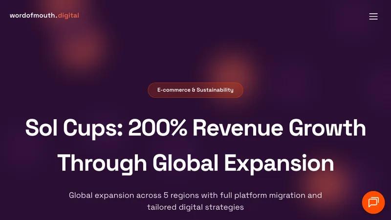 Sol Cups: 200% Revenue Growth Through Global Expansion