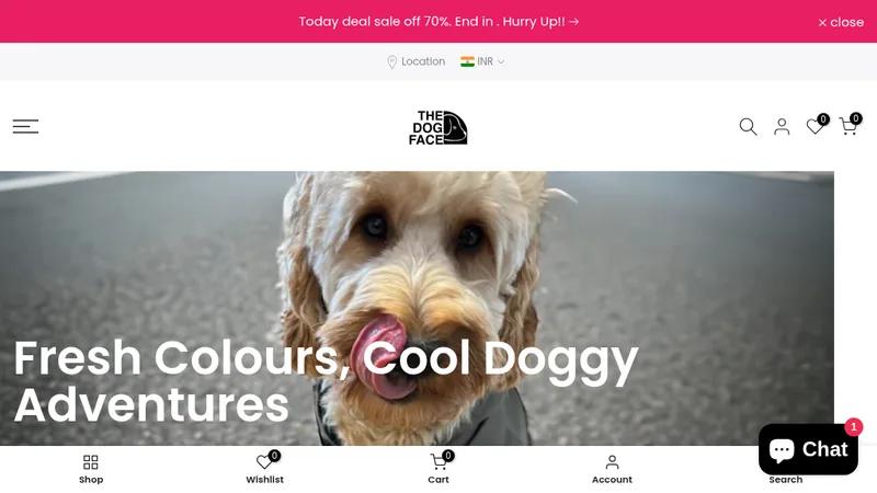 The Dog Face Website Development