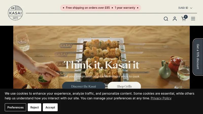 Crafting a Premium Shopify website for a Modern Culinary Grill