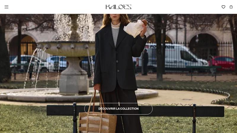 Kaloes - Création e-Commerce pour marque de Luxe