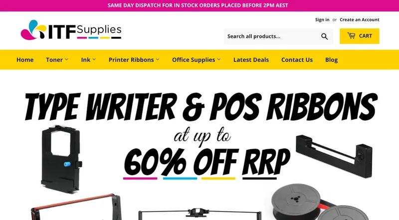 ITF Supplies - Website Design and Development