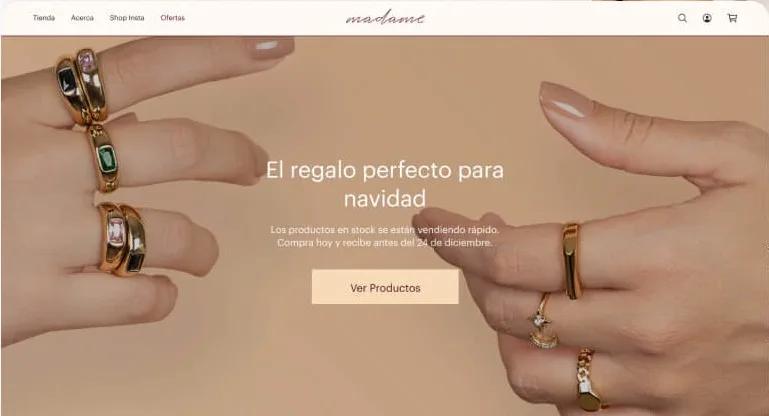 Custom theme design & development for Madame