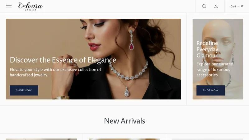 Celvara – Minimalist Sterling‑Silver Jewelry