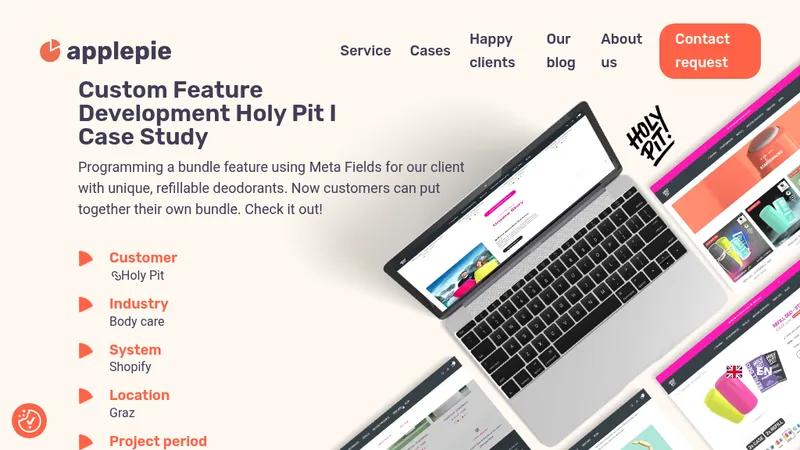 Custom Feature Entwicklung Holy Pit I Case Study