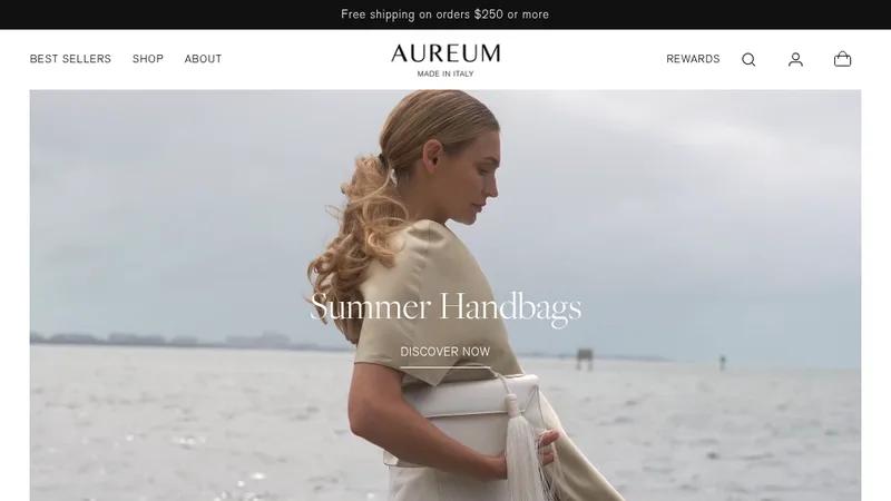 A Shopify Website Redesign for Luxury Jewelry Website, Aureum