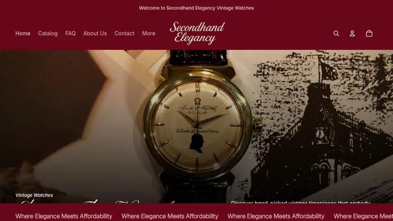 Secondhand Elegancy | Vintage Luxury Watches
