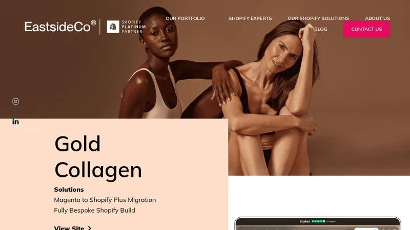 Gold Collagen: Magento to Shopify Plus Migration and Build