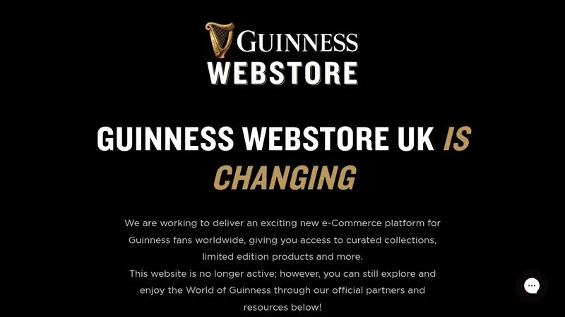 Guinness Webstore - Magento to Shopify Plus replatform