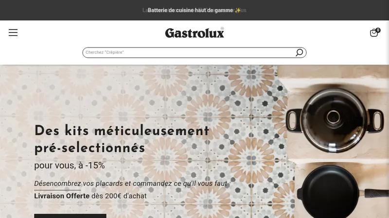 Gastrolux France – Cookware Brand E-Commerce