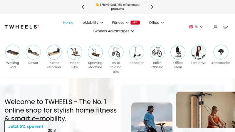 TWHEELS - eMobility & Home Fitness