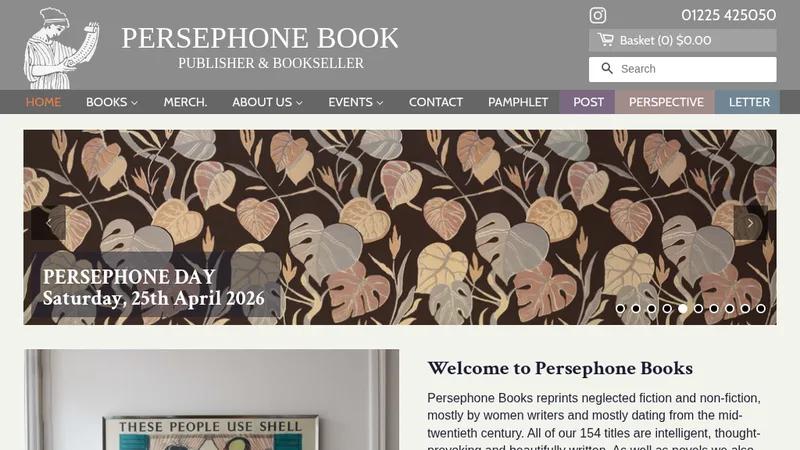 Persephone Books - New Site Build & Magento Migration