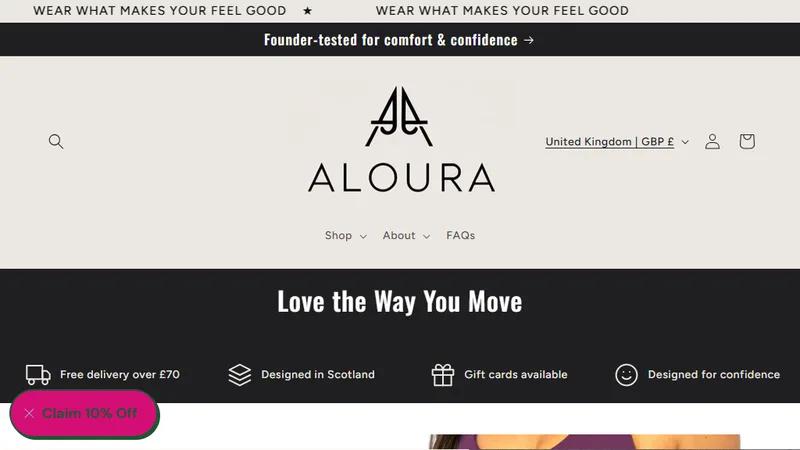 Aloura Apparel | Start Up Activewear Brand