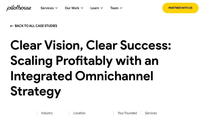 CorneaCare: Boosting Online Sales by 250% with Pilothouse’s Expertise