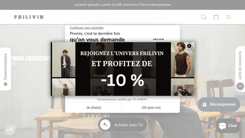 Frilivin - Marque de prêt à porter Paris
