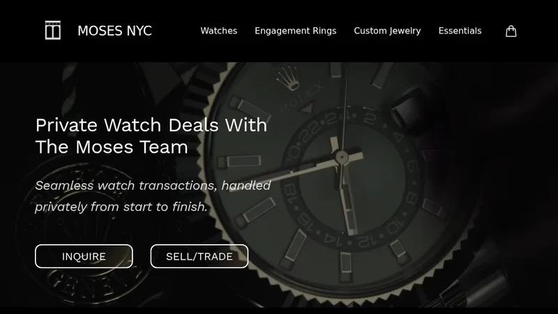 Moses NYC — Luxury Jewelry E-Commerce