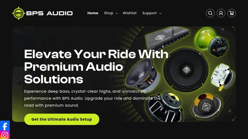 Full Rebrand & Shopify Store Development for BPS Audio