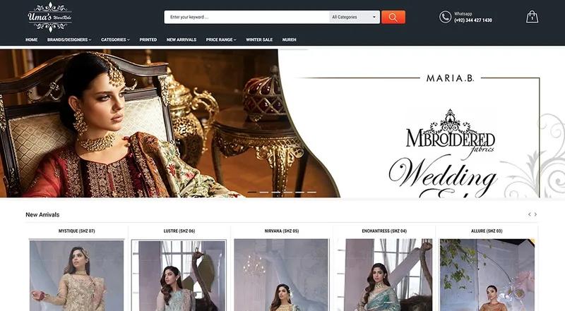 Uma's Wardrobe (e-Commerce Store)