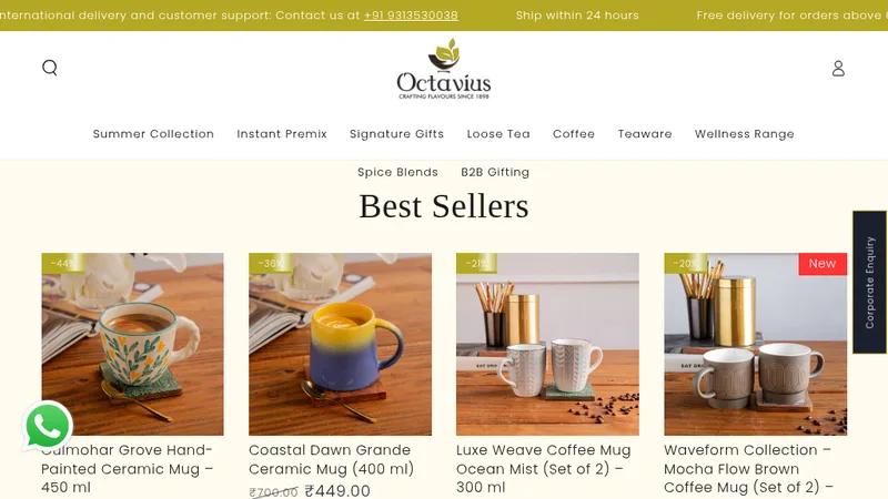 Octavius Tea – Premium Tea Brand Since 1898
