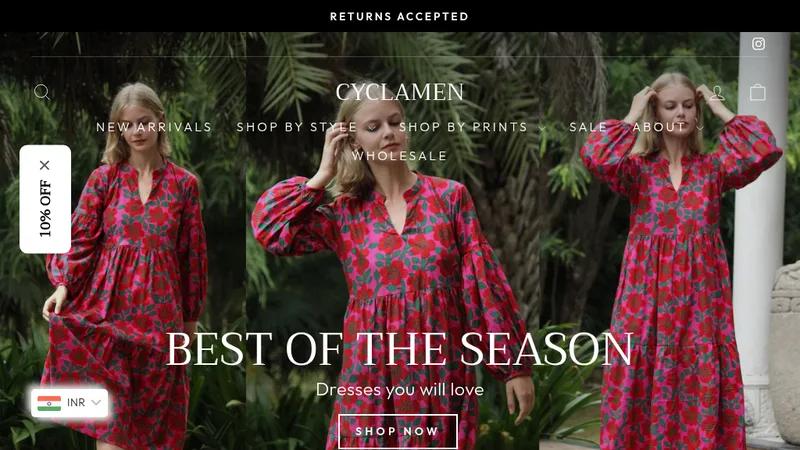 Cyclamen Clothing | Sustainable Fashion Brand from Jaipur