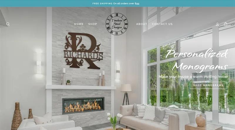 Landing page design, complete store setup, customized features