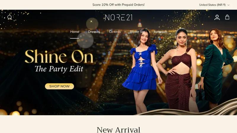 Nore21 Shopify Website Development