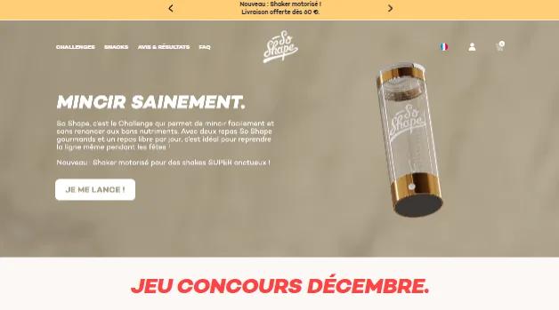 Refonte et personnalisation du thème de So Shape