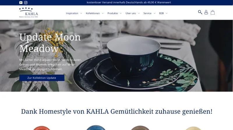 Kahla - Geschichtsreiche Porzellanmanufaktur seit 1844 aus Thüringen