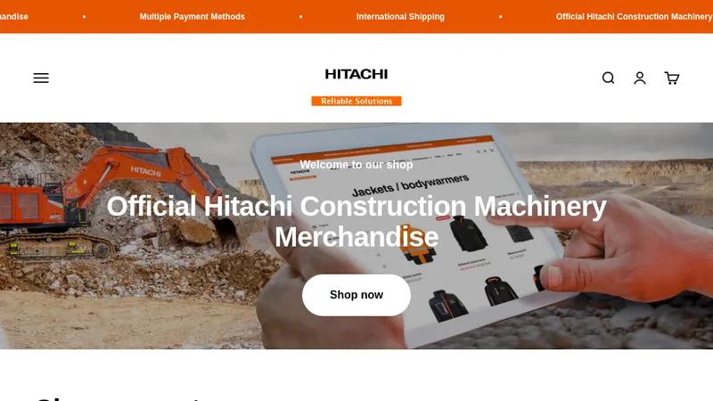 De Hitachi Merchandise Webshop