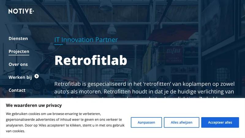 Retrofitlab | Meertalige Shopify webshop mert marketplace integraties