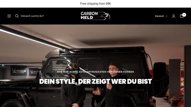 Carbonheld - Shop-Relaunch & Conversion Rate Optimierung