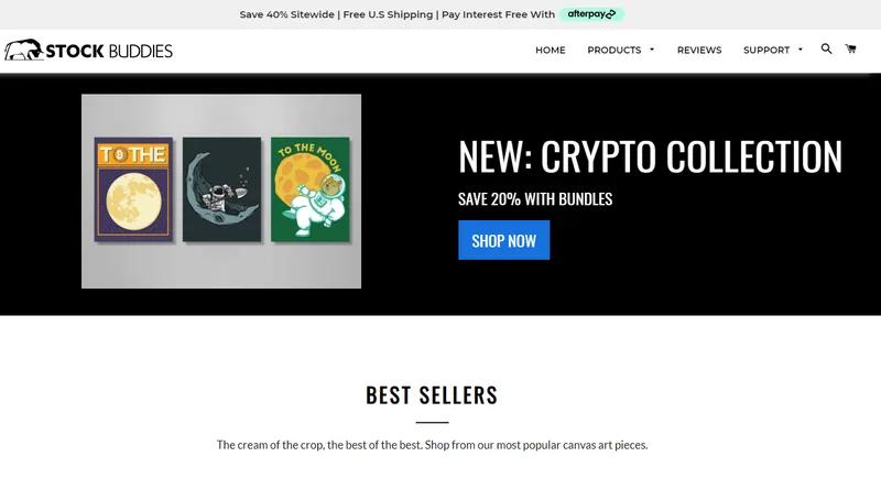 Responsive home page design and collection page