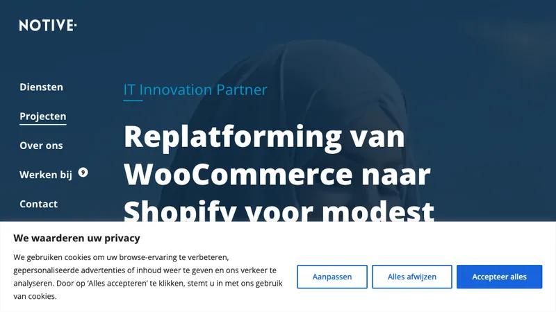 Manzaram | Migreren van WooCommerce naar Shopify met Avelon integratie