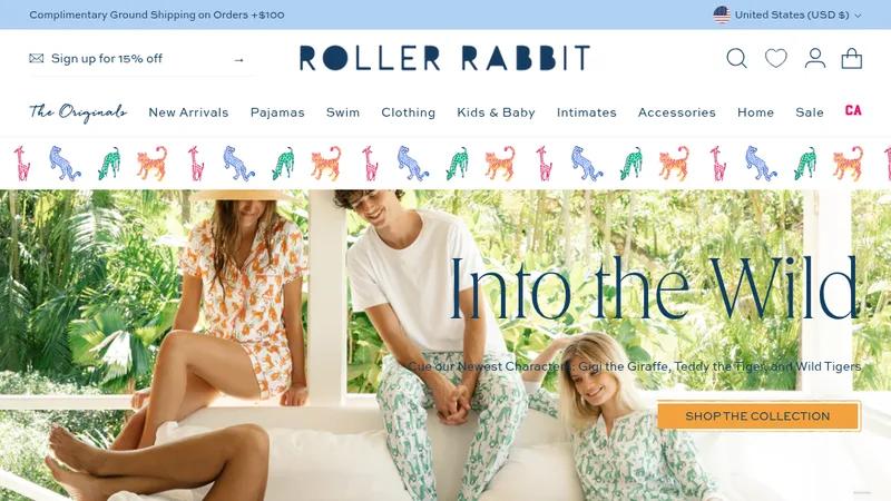 Roller Rabbit: 2% AOV Lift Through Full Rebrand