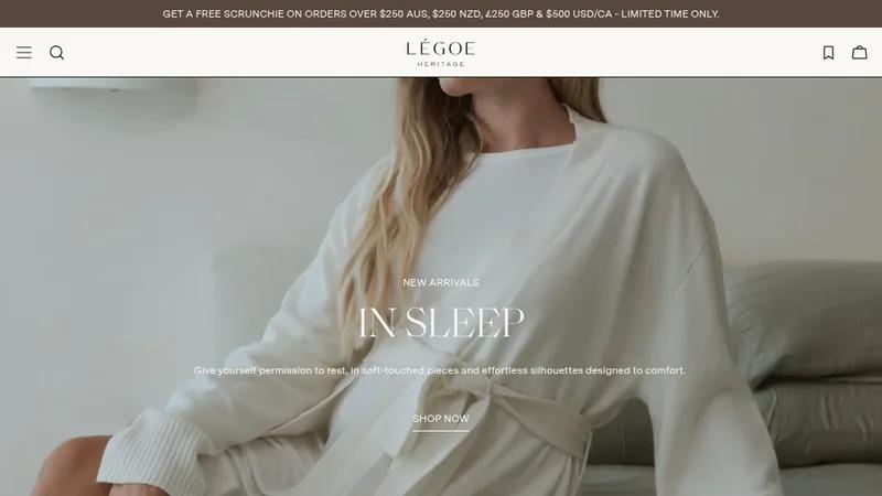Shopify Fashion Design & Development for Legoe Heritage