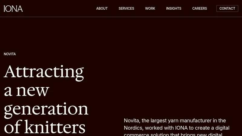 Novita: Attracting a new generation of knitters with headless commerce