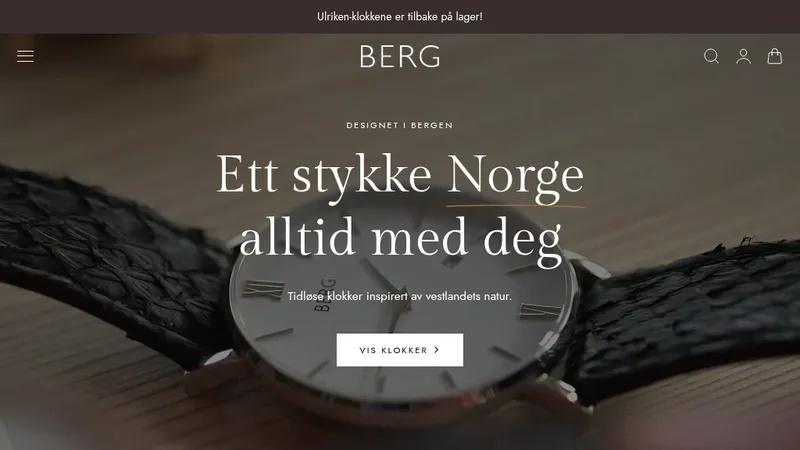 Berg Watches | Redesign, Vipps & Bergen Brand Identity