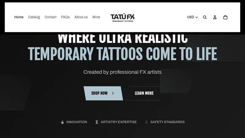 TIENDA DE TATUAJES - TATÚFX