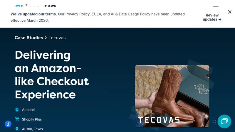 How Tecovas Created an Amazon-Like Checkout Experience