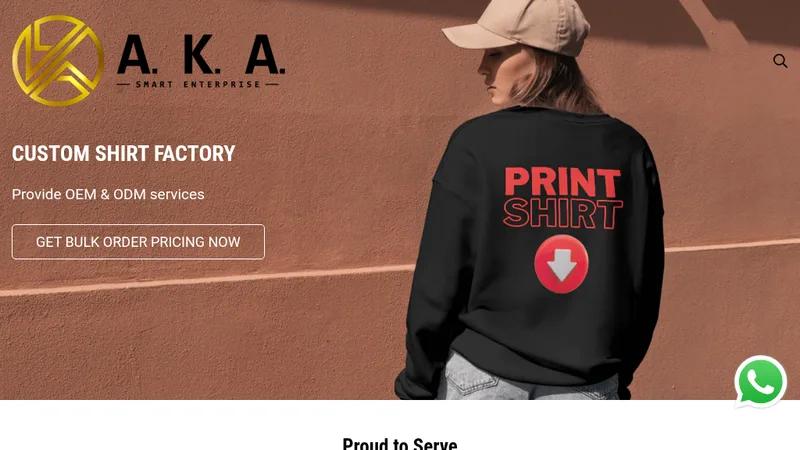 Custom t-shirt printing company | AKA Smart
