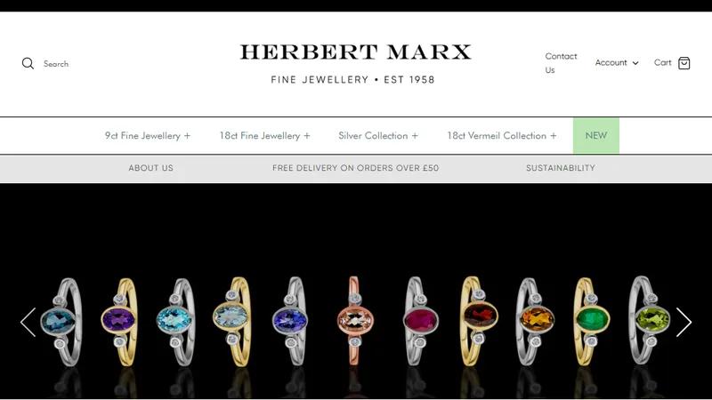 B2B Jewellery Collections Website
