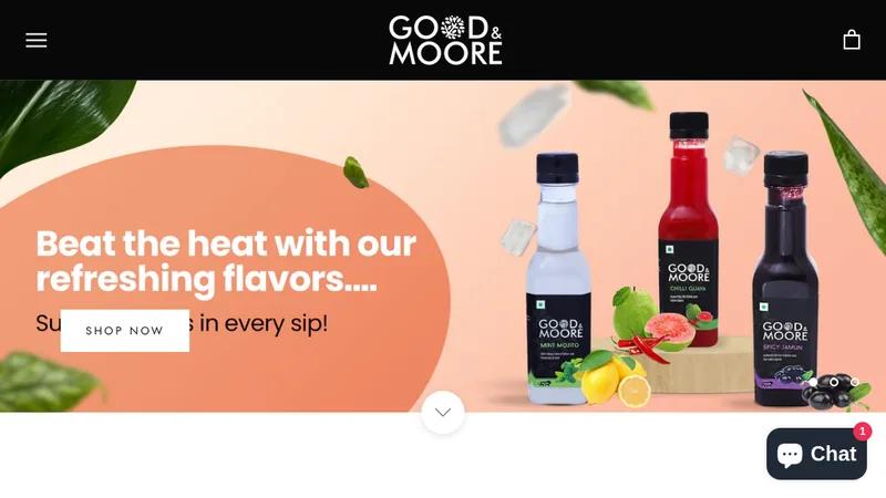 Good & Moore – FMCG Food Brand eCommerce Website