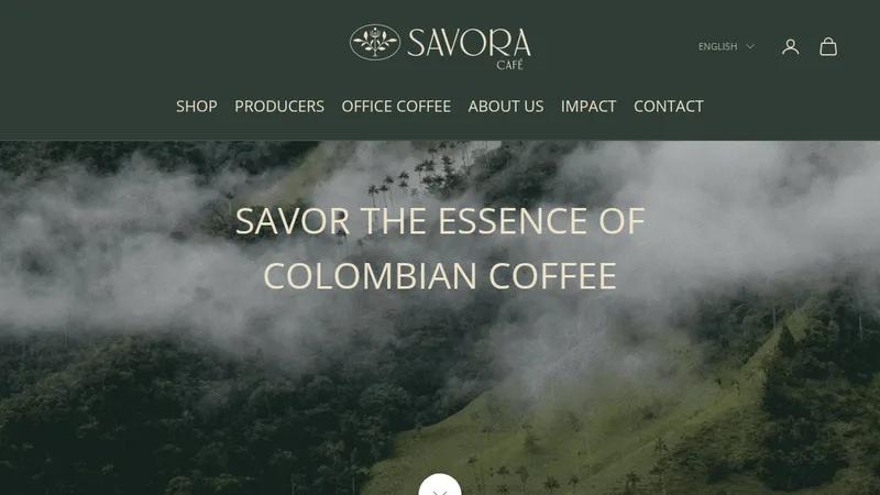 Savora Cafe - Website Migration from WordPress/WooCommerce to Shopify