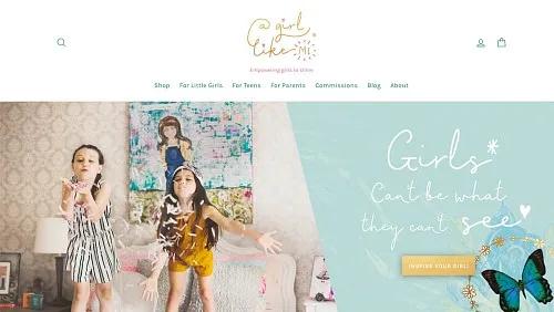 A Girl Like Me Web Design