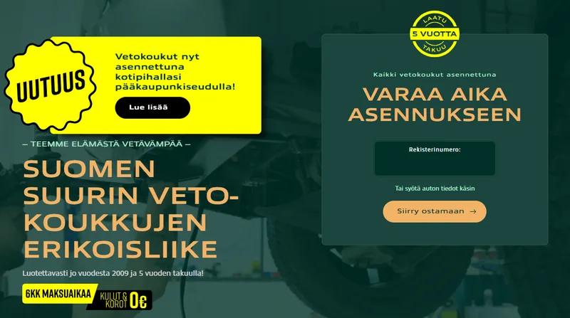 Koukkupaja – Tow Bars, Auxiliary Lights & Transport Solutions