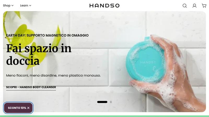 Handso - Soap holder for less waste and better convenience