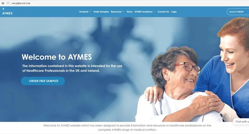 AYMES.com Website Redesign
