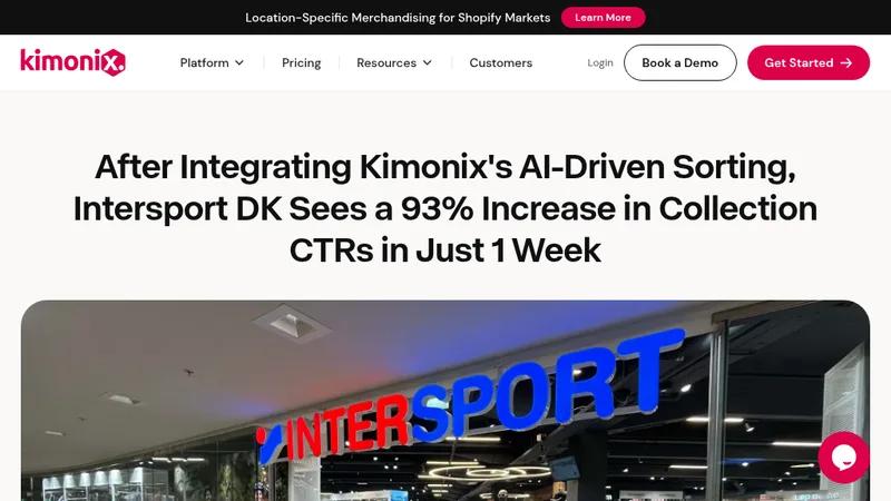 Intersport DK Sees a 93% Increase in Collection CTRs in Just 1 Week