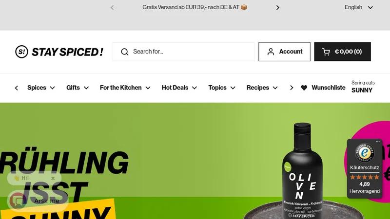 Stay Spiced ! - Würziger Shop aus Österreich
