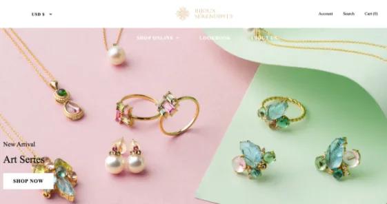 Jewelry Business - Website design and development
